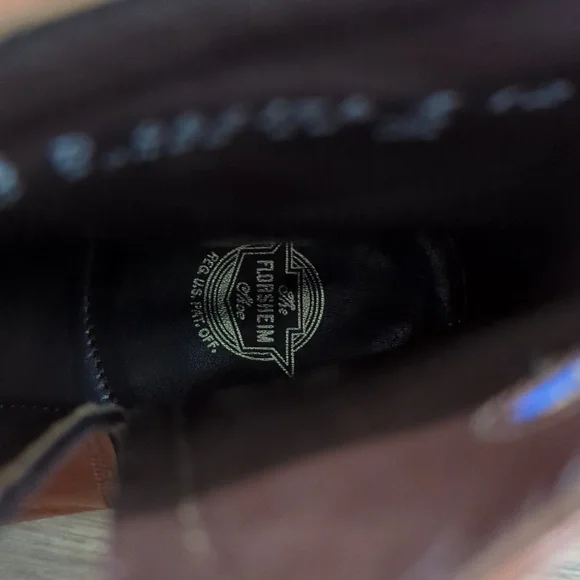 Florsheim Sorrento Pointed Toe Brown Leather Ankle Boots 10.5 D - Picture 8 of 11